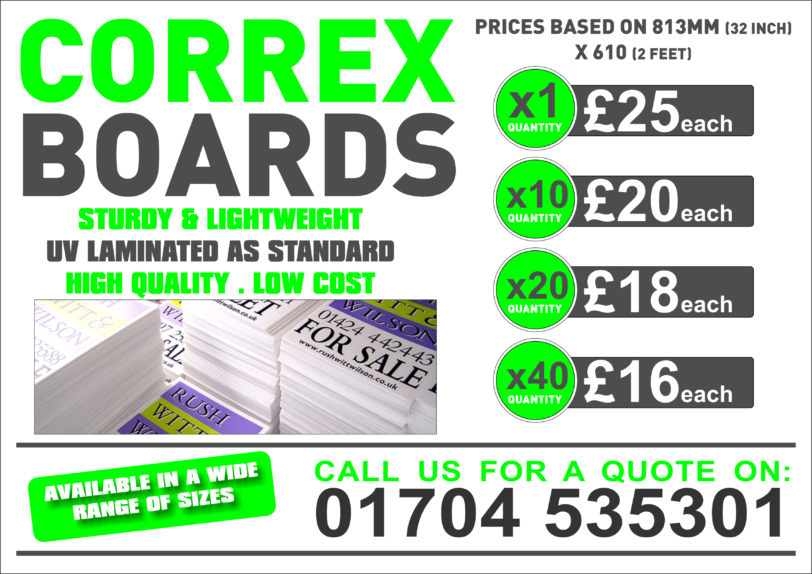 Correx Boards / Site Boards